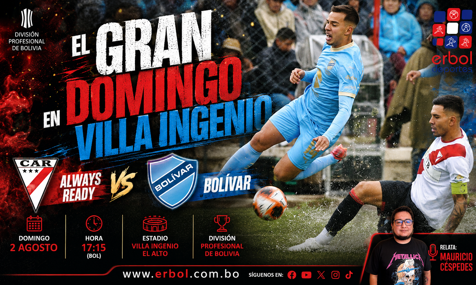 Always Ready vs Bolívar en la Radio 