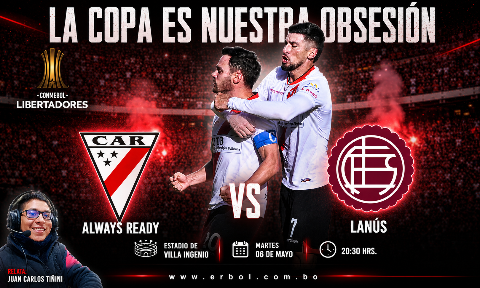 Always Ready vs Lanús en la Radio