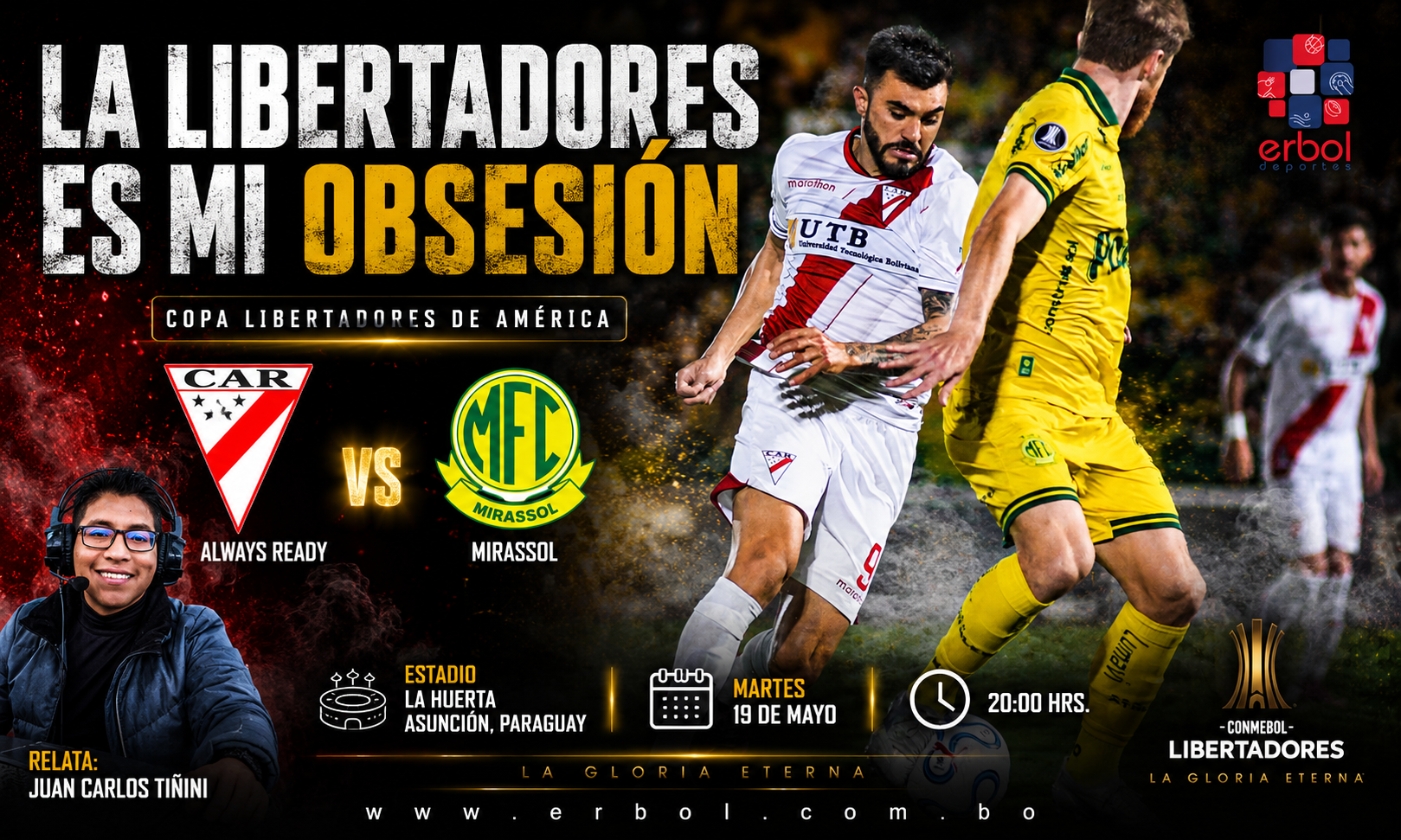 Always Ready vs Mirassol en la Radio