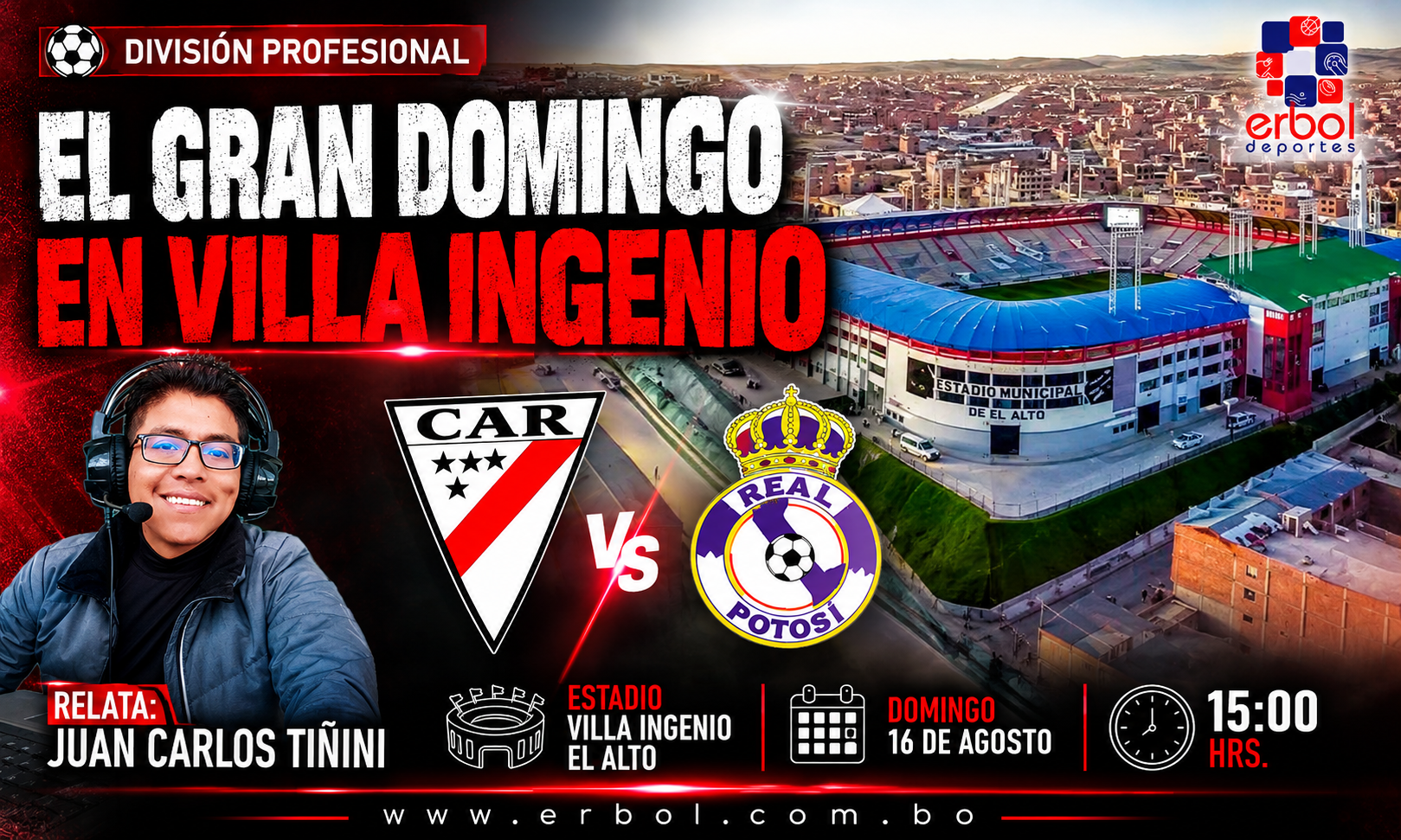 Always Ready vs Real Potosí en la Radio