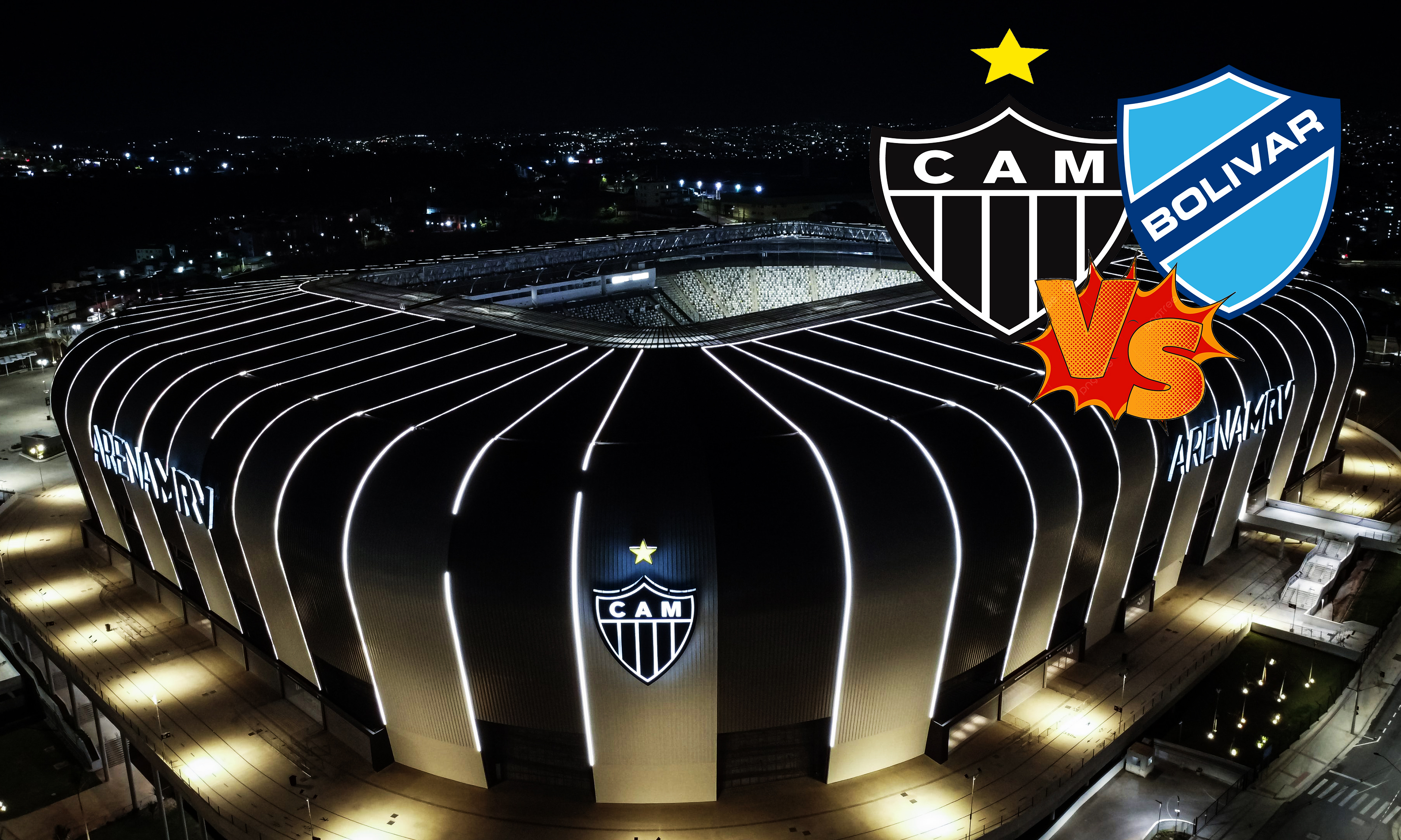 Atlético Mineiro vs Bolívar en la Radio