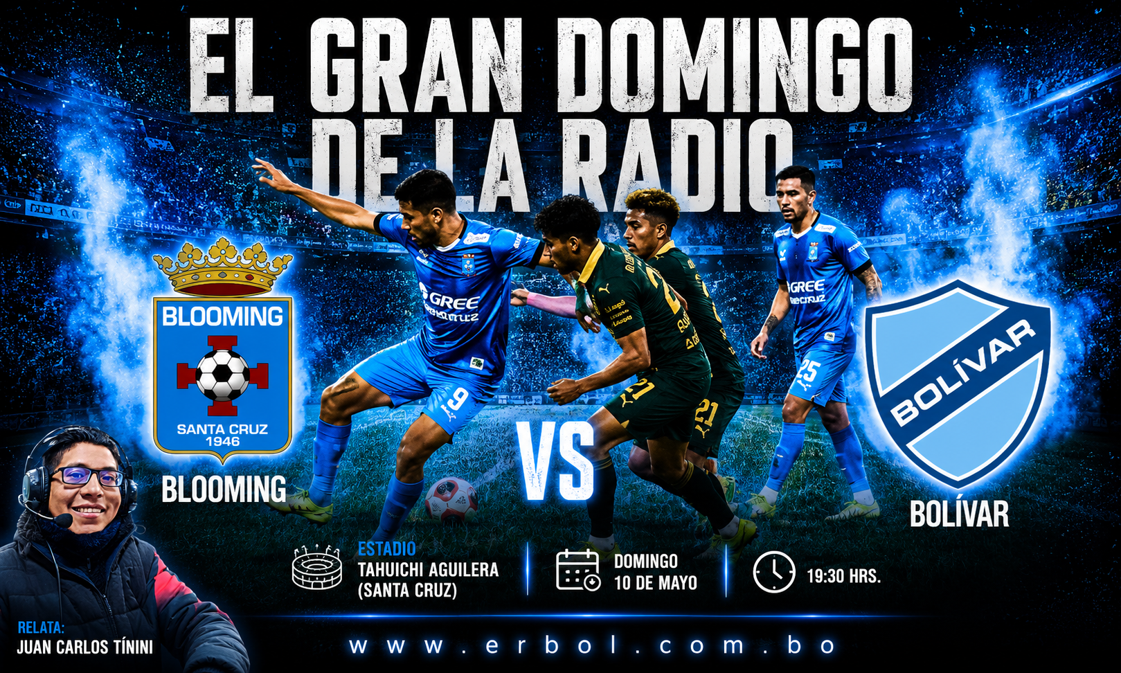Blooming vs Bolívar en la Radio