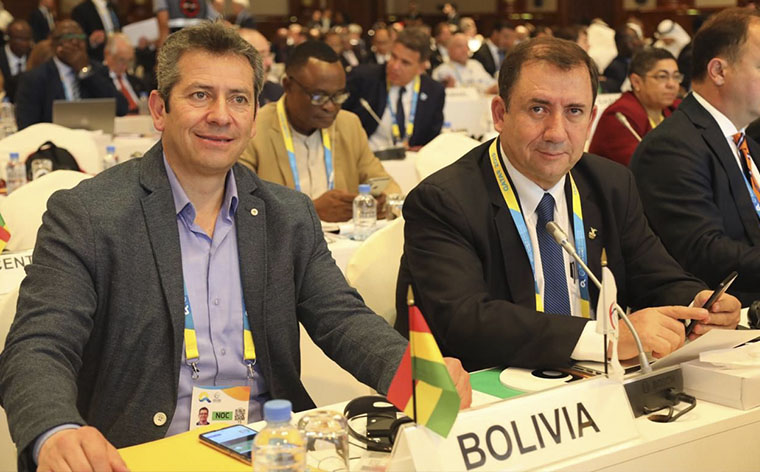 Bolivia a los juegos Master