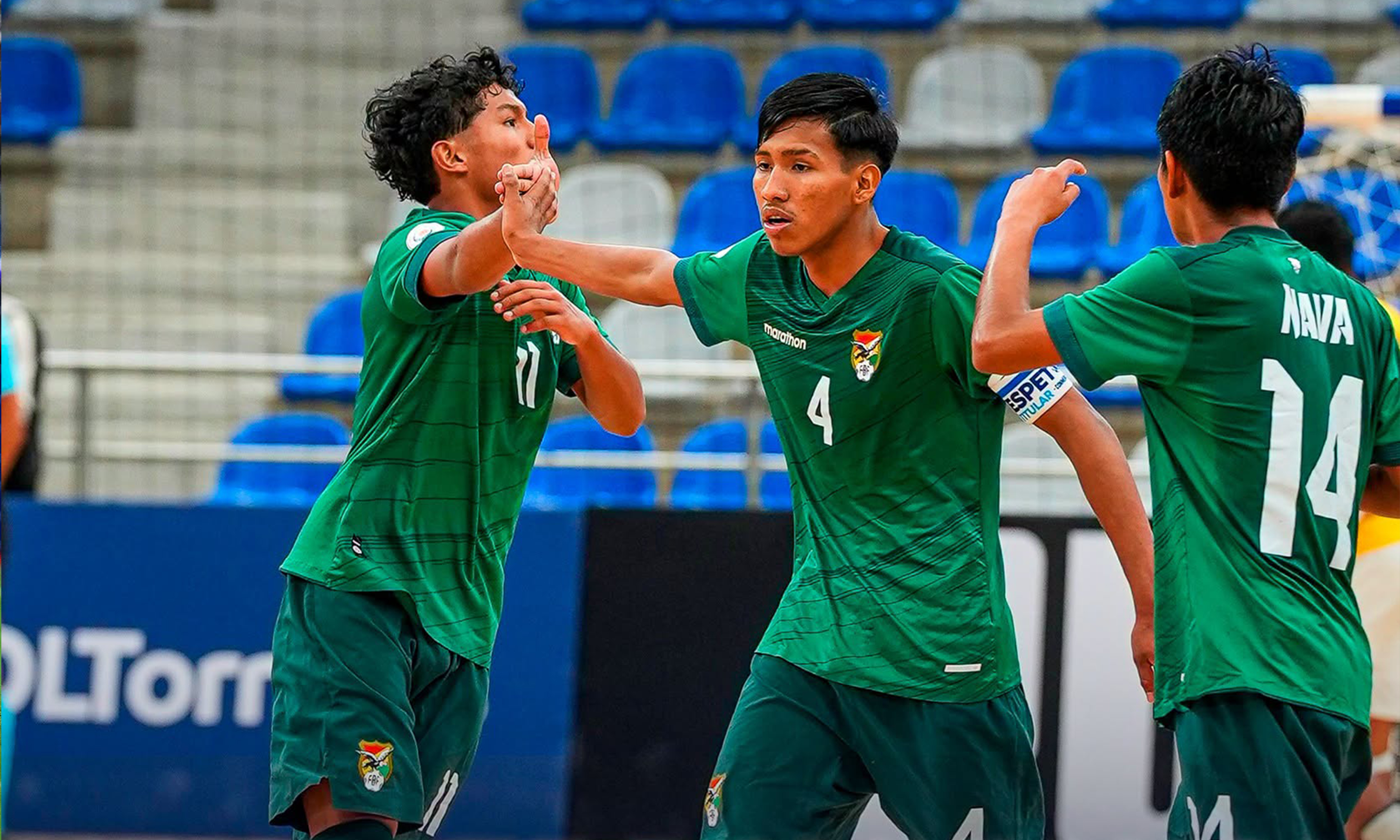 Bolivia empató ante Ecuador 2 a 2, en el Sudamericano de Futsal Sub-17