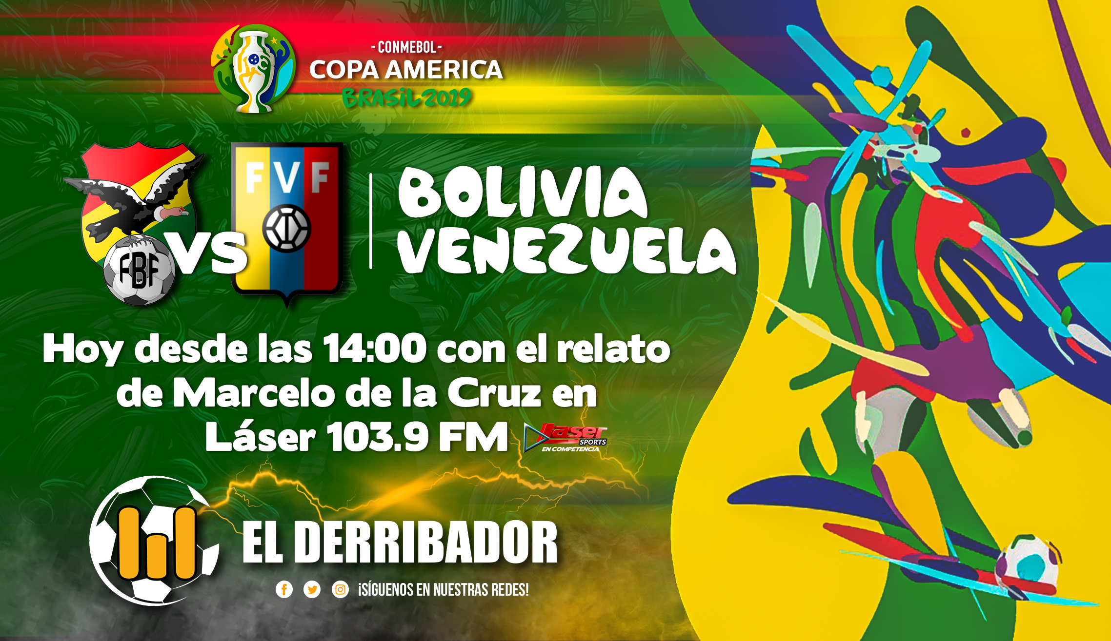 BOLIVIA Vs. VENEZUELA en Vivo