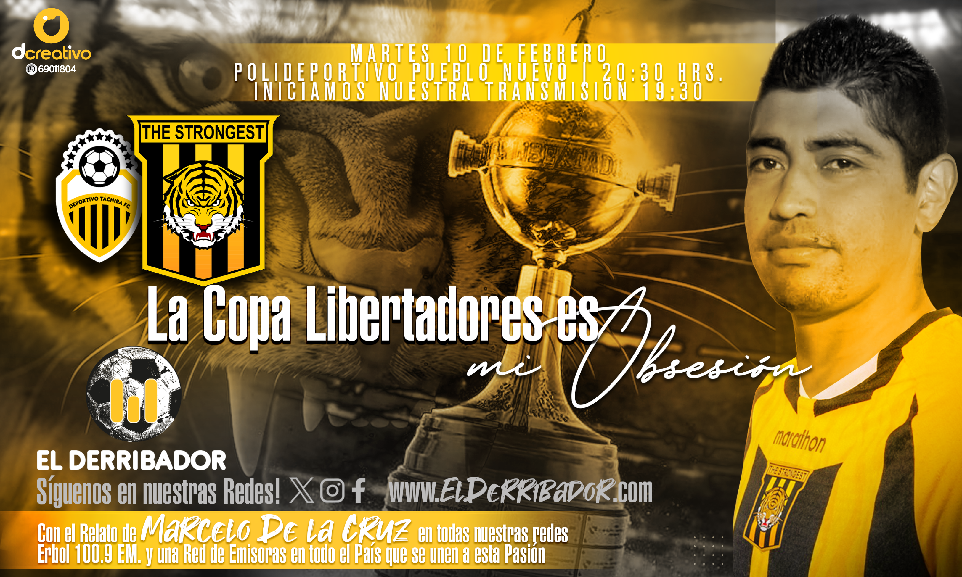 Dep. Táchira vs The Strongest en la Radio