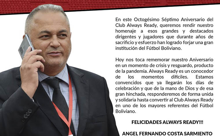El orgullo de Fernando Costa