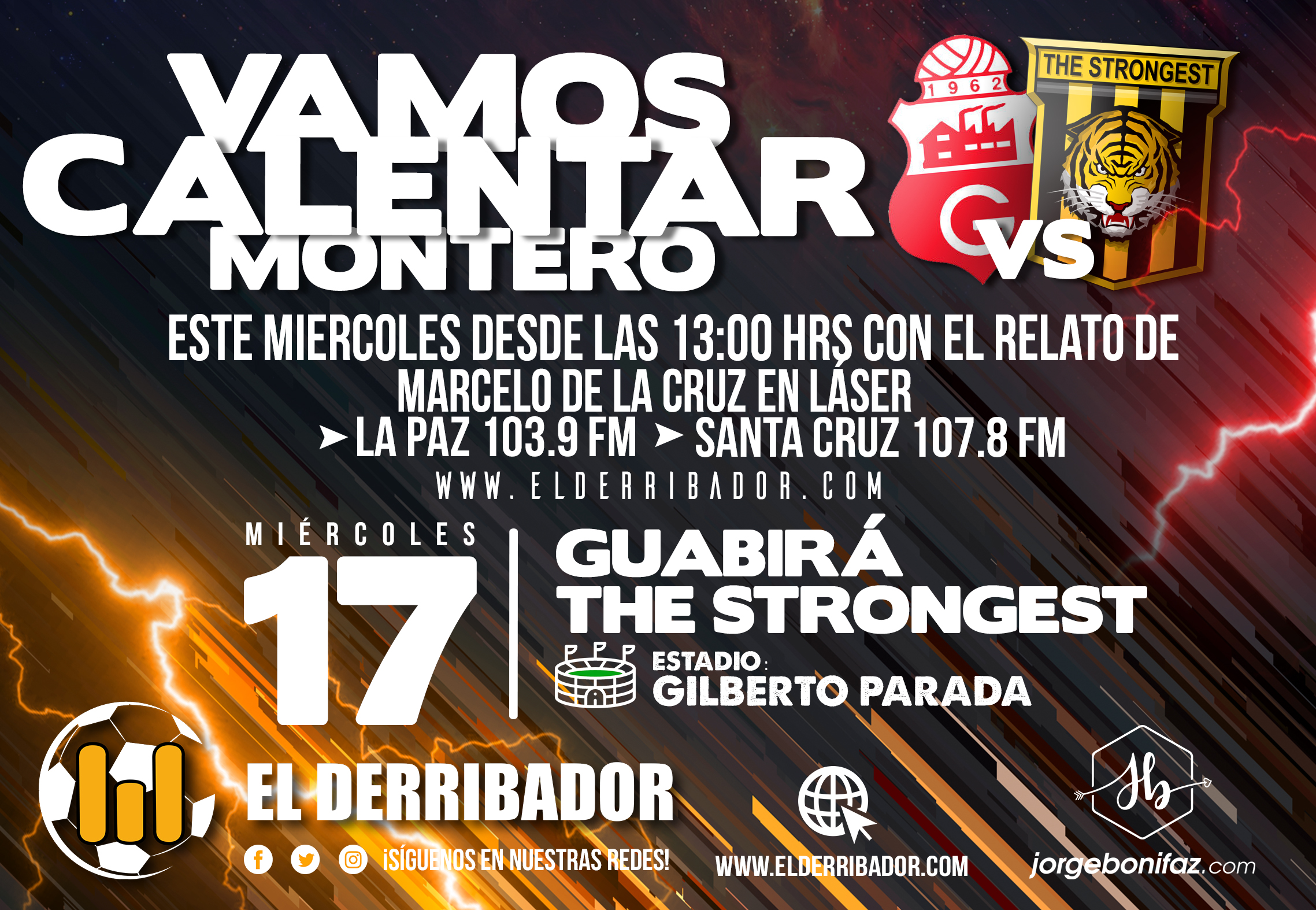 GUABIRÁ Vs. THE STRONGEST en la Radio