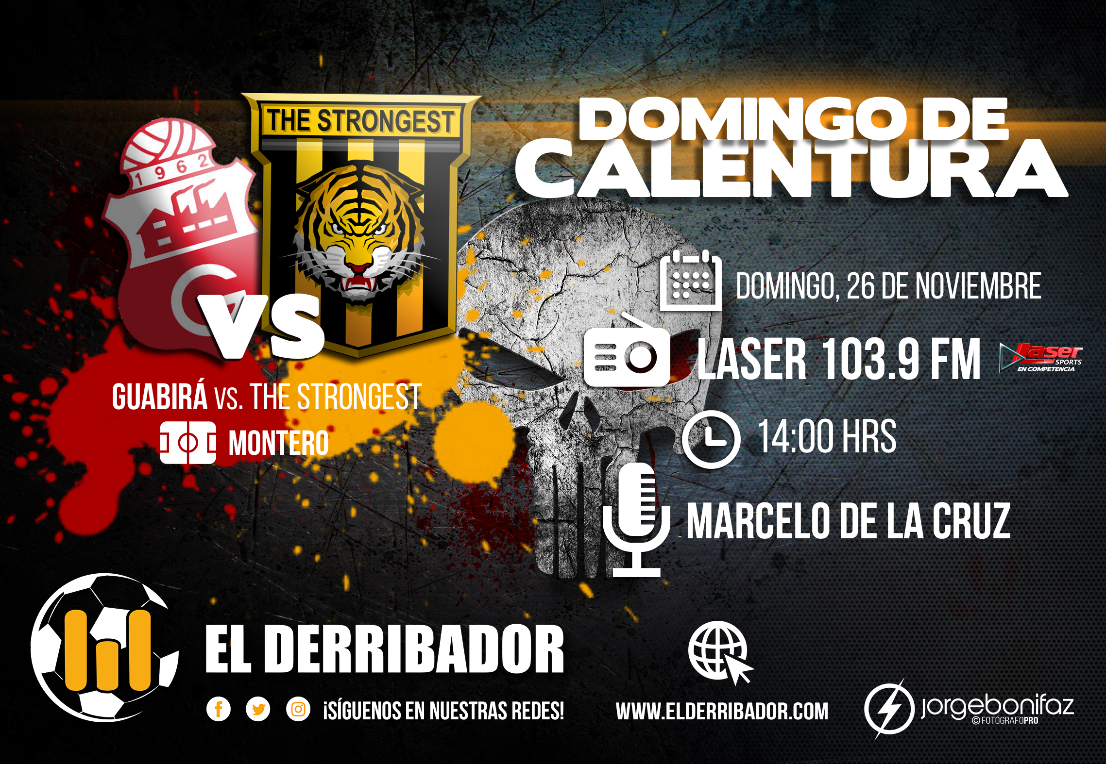 GUABIRÁ Vs. THE STRONGEST en Vivo