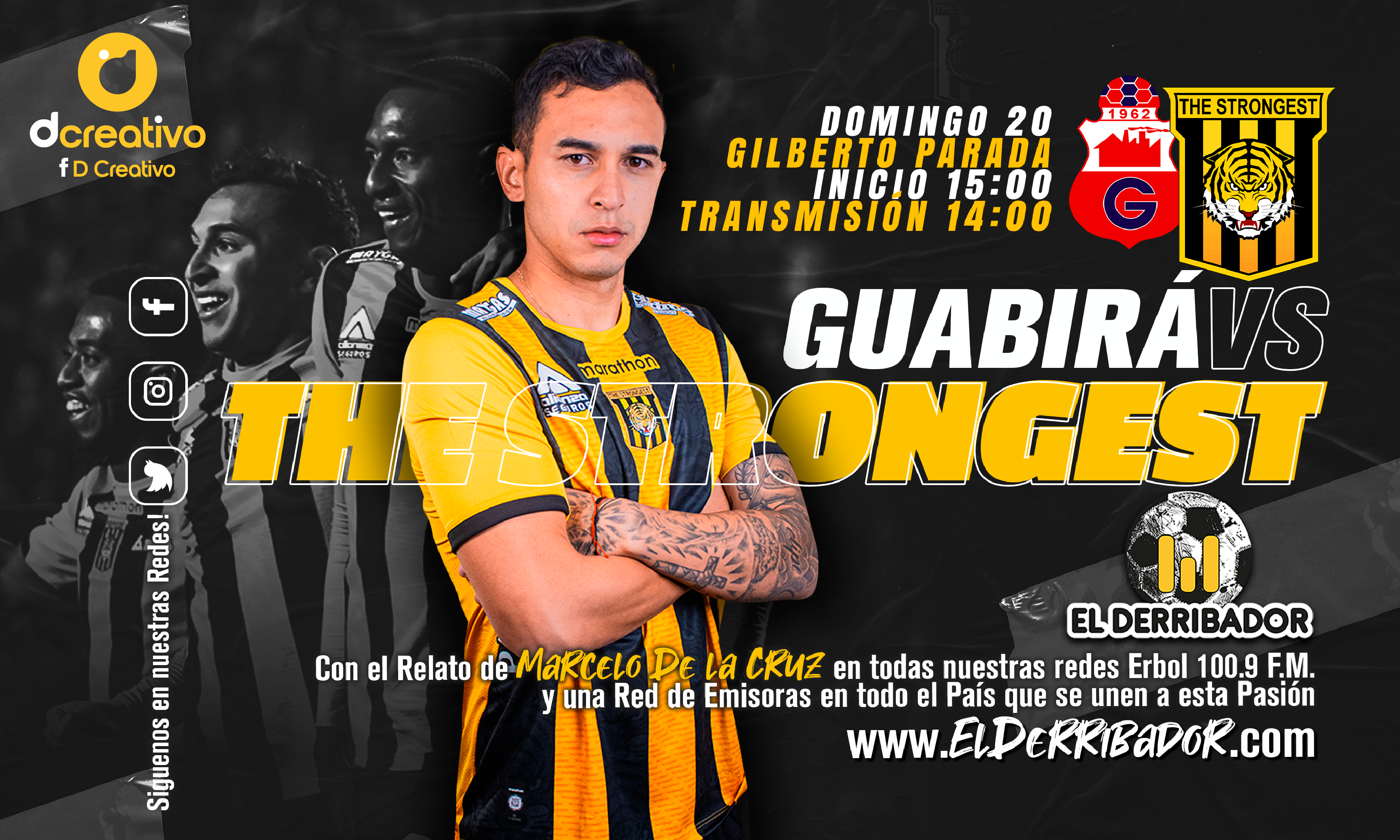 Guabirá vs The Strongest en la Radio