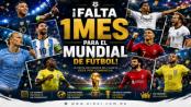 ¡Comienza la cuenta regresiva! A solo un mes del inicio del Mundial 2026