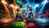 Octavos de final, Brasil ante Noruega