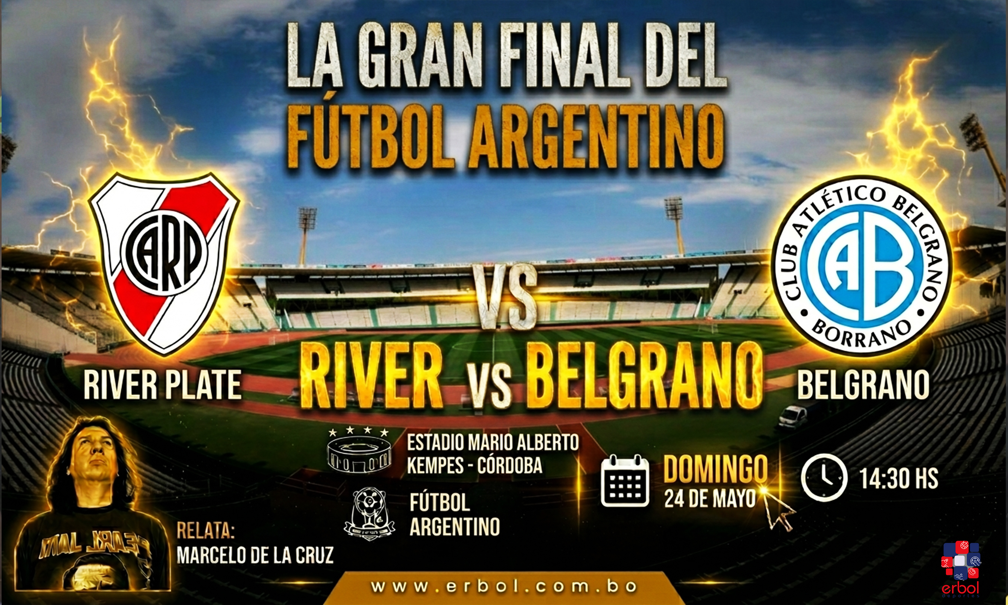 La Gran Final del Fútbol Argentino en la Radio
