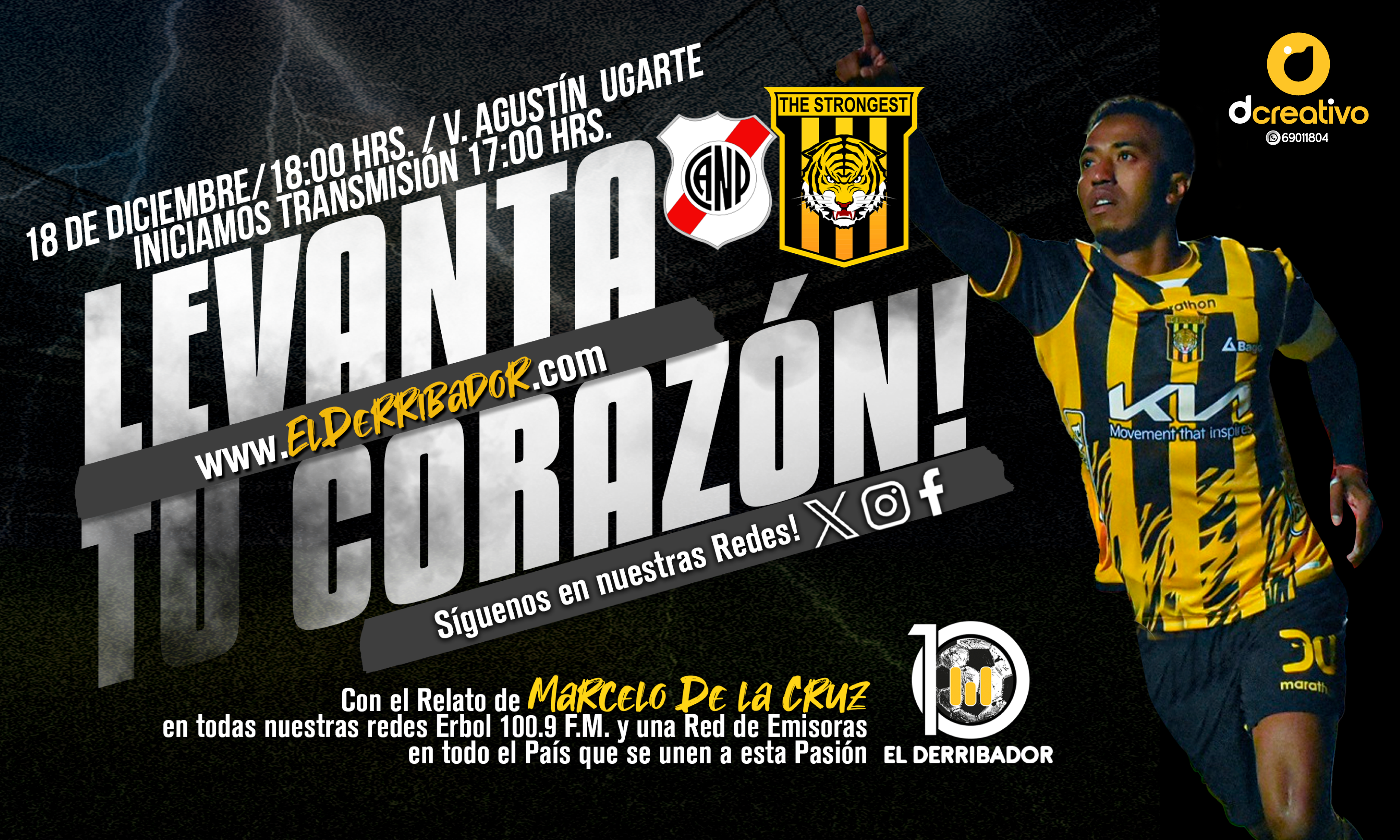 Nacional Potosí vs The Strongest en la Radio