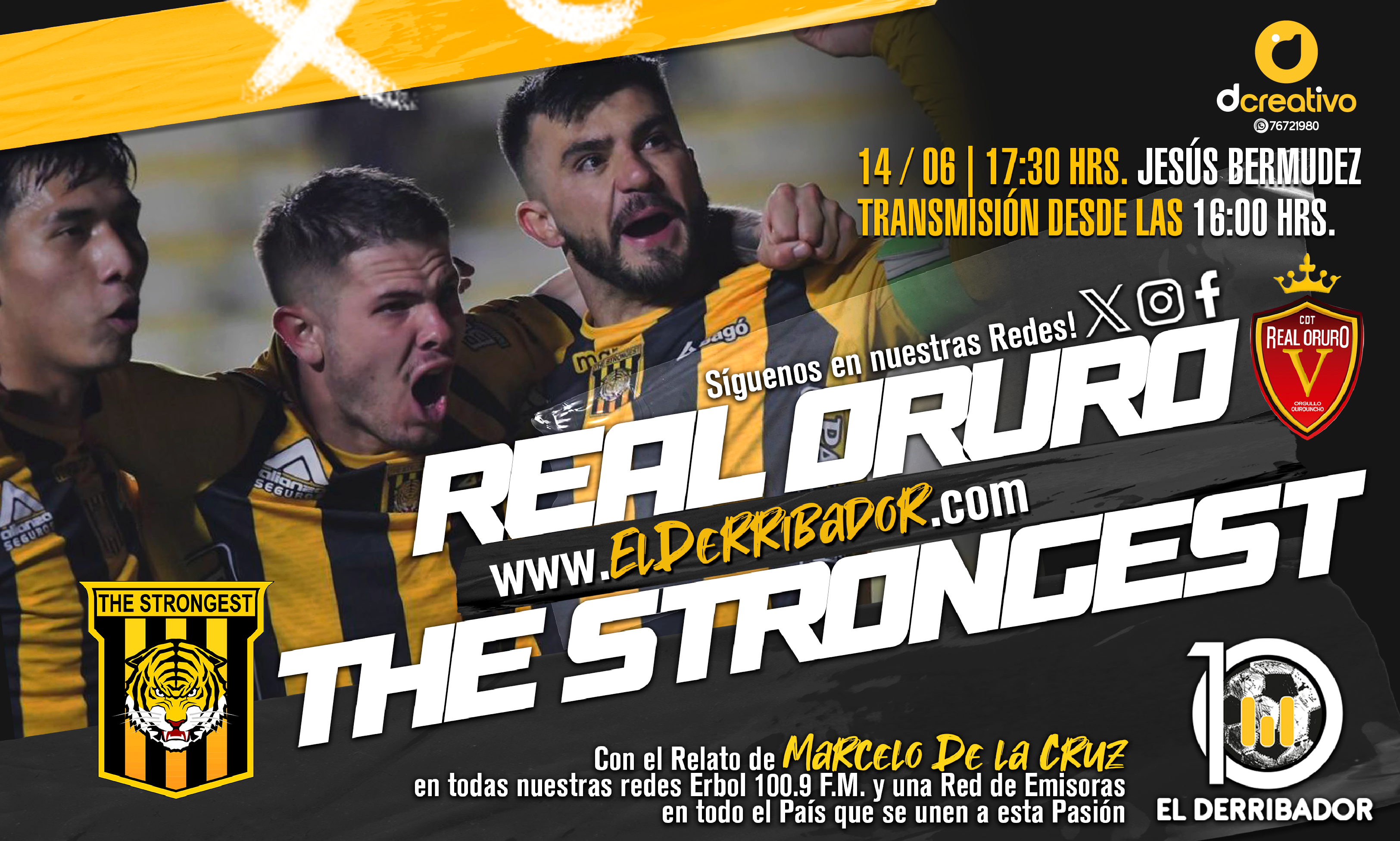 Real Oruro vs The Strongest en la radio