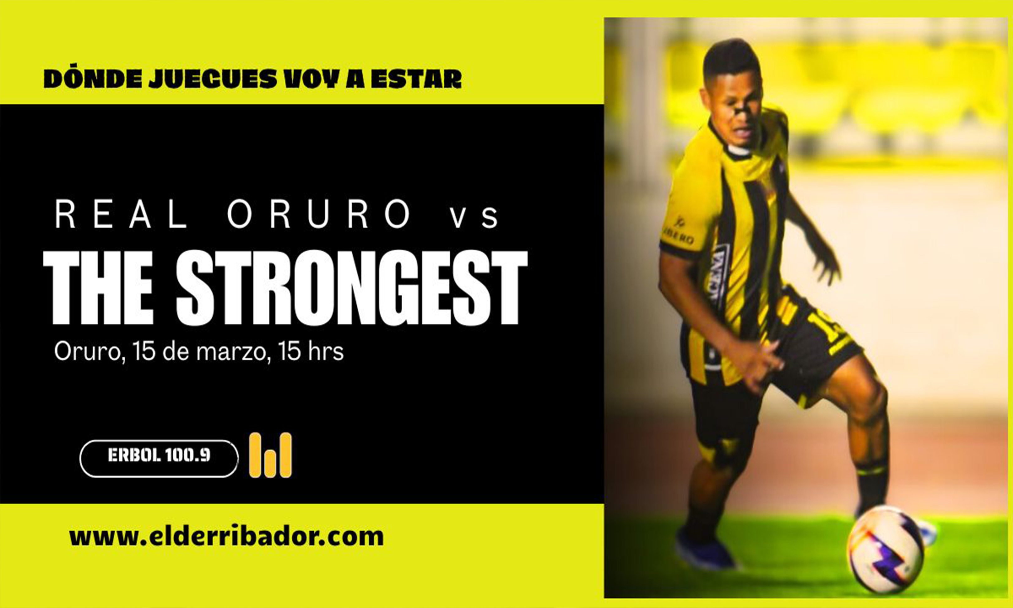 Real Oruro vs The Strongest en la Radio