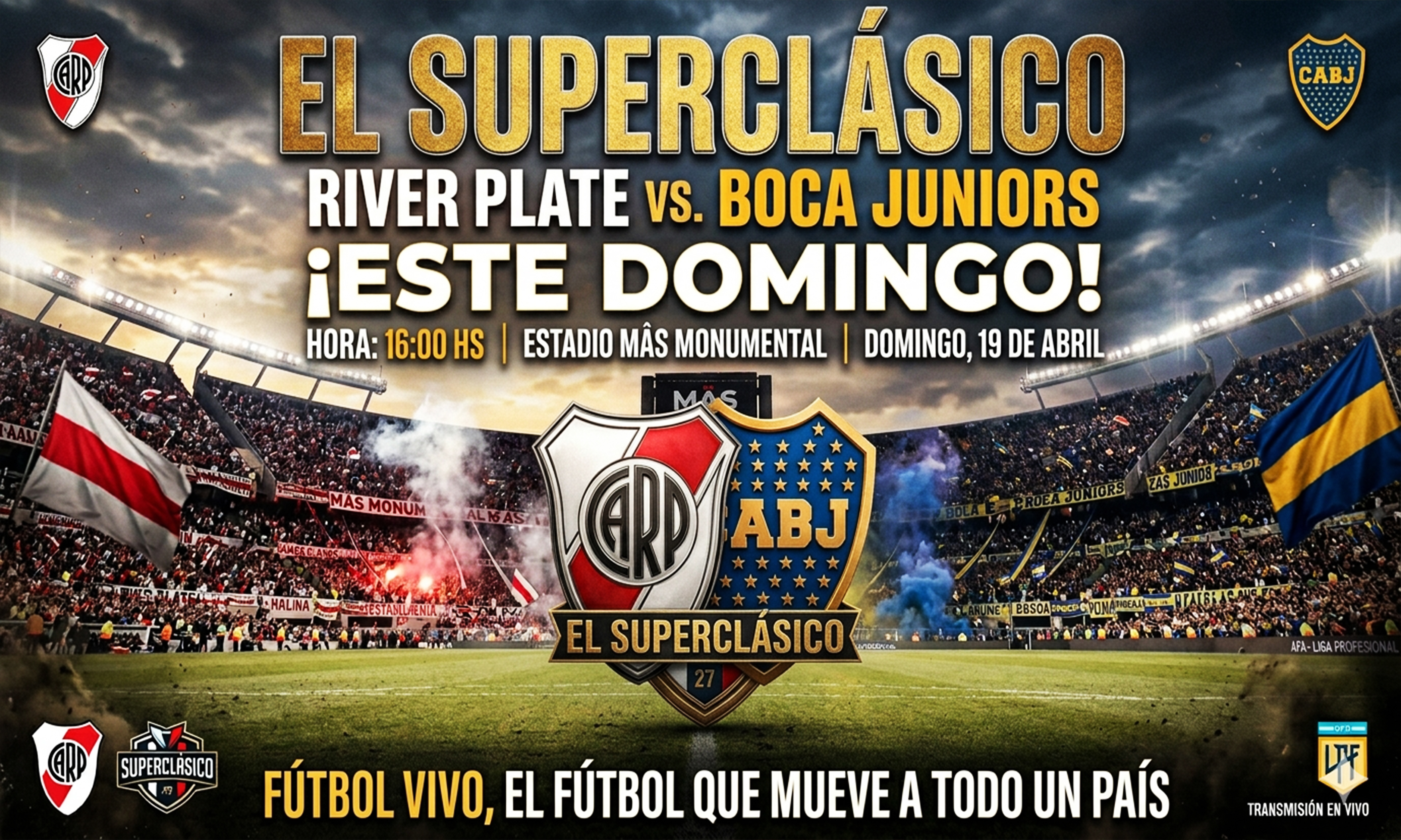 River Plate vs. Boca Juniors en la radio