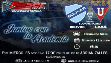 Bolívar Vs. Liga de Quito EN VIVO