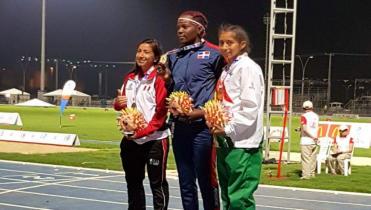 Bronce y récord nacional