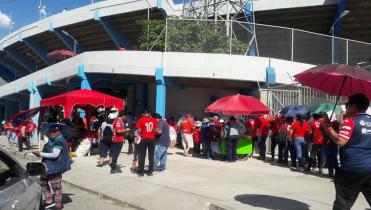 Con público en Cochabamba