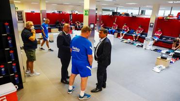 El Barcelona arrancó sin Messsi