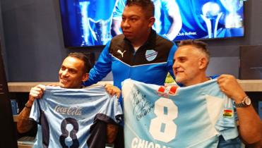 Horacio Chiorazzo presente en el partido de leyendas
