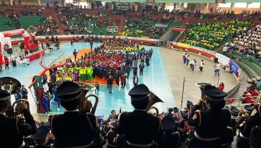 Inauguración de los juegos estudiantiles 