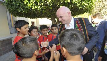 Infantino como en casa