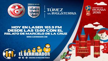 INGLATERRA Vs. TÚNEZ en la Radio