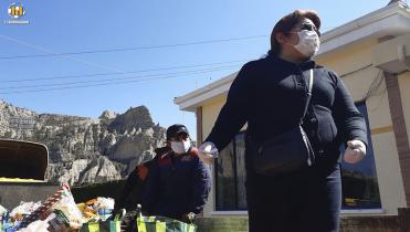 La presidenta de la Solidaridad