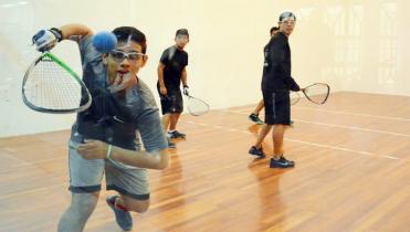 Los ganadores en raquet