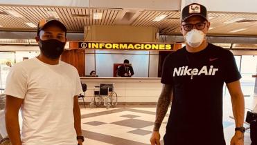 Nelson Cabrera ya esta en Bolivia