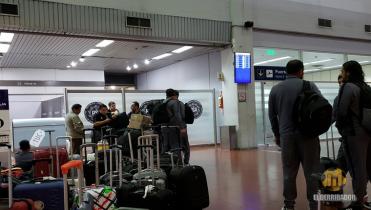 Nunca llegó el avión