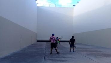 Pelotaris de pre temporada a Bilbao