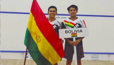 Plata en Paraguay para el Squash boliviano