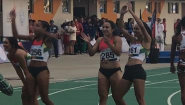 Plata y récord nacional 