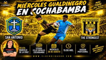 San Antonio vs The Strongest en la Radio