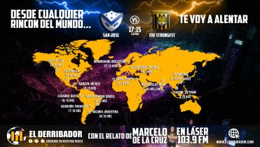 SAN JOSÉ Vs. THE STRONGEST en la Radio
