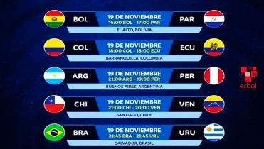 Se juega la última fecha de eliminatoria Sudamericana 2025