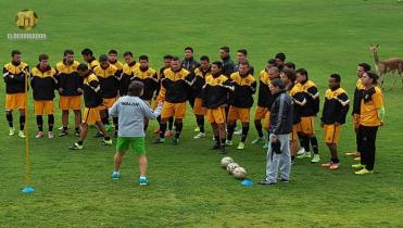 Soria prueba el dibujo táctico