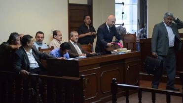 Suspenden audiencia por tercera vez