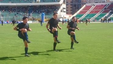Tres árbitros a la Centenario