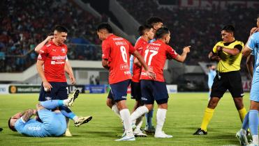 Un empate muy accidentado