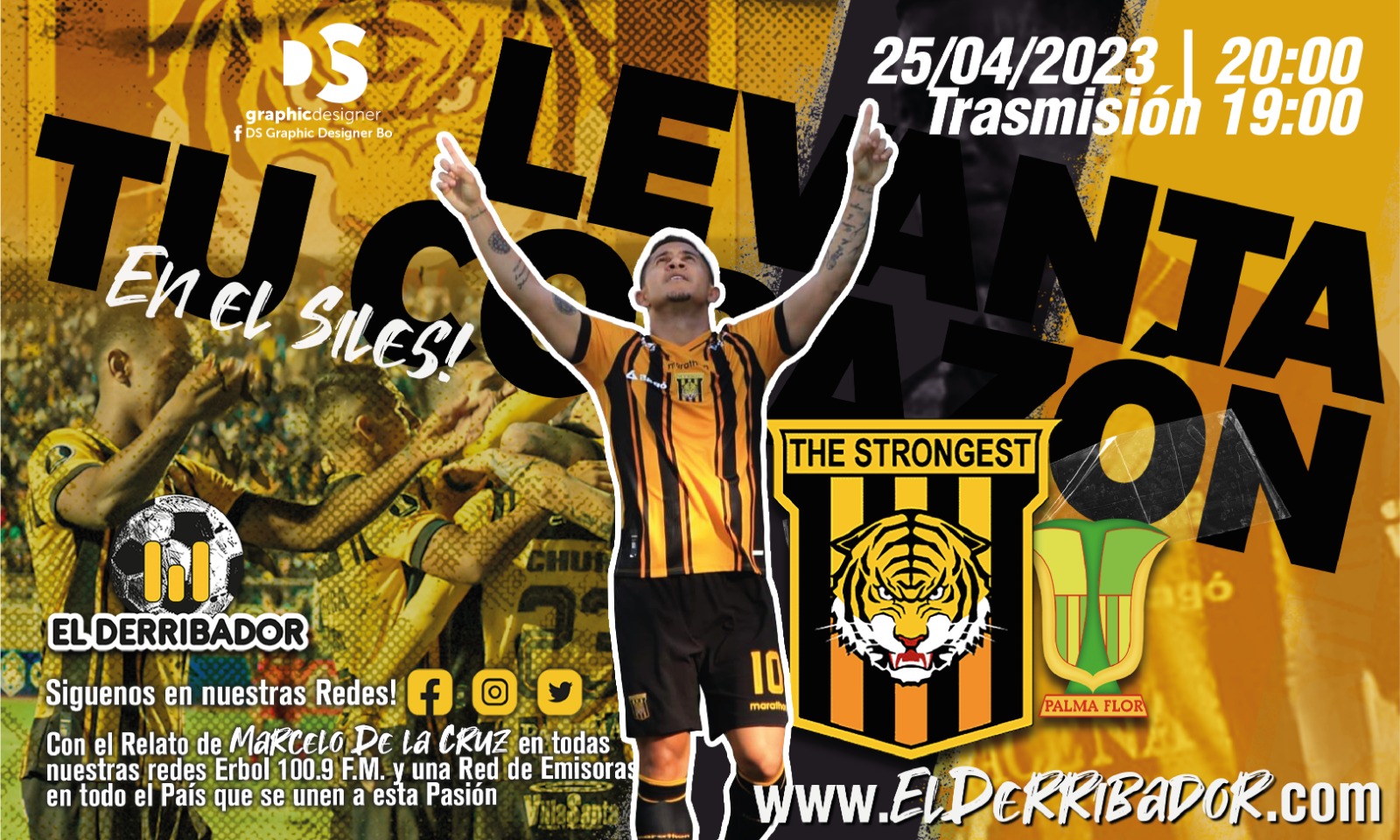 THE STRONGEST Vs. ATLÉTICO PALMAFLOR en la Radio 