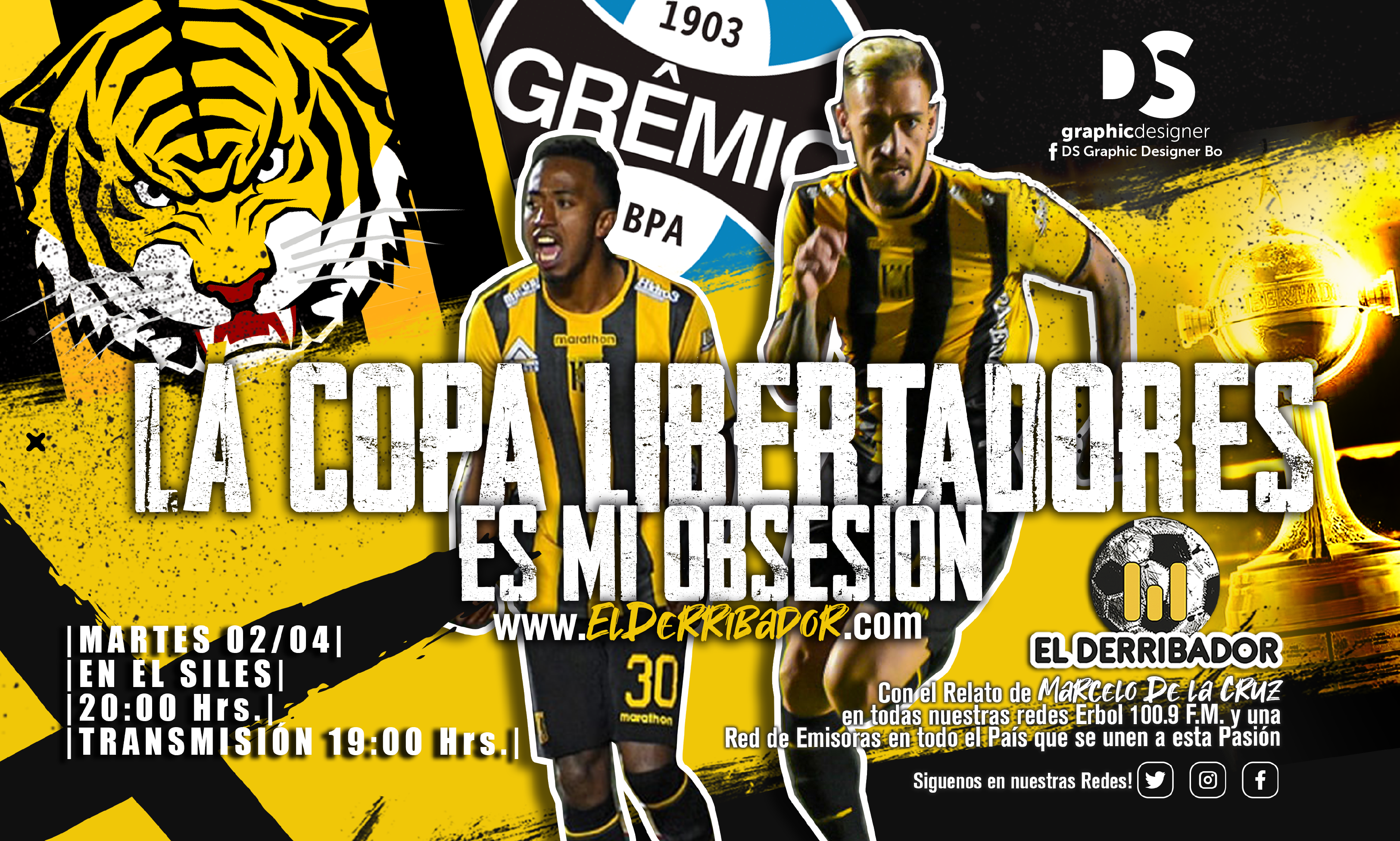 The Strongest vs Gremio en la Radio