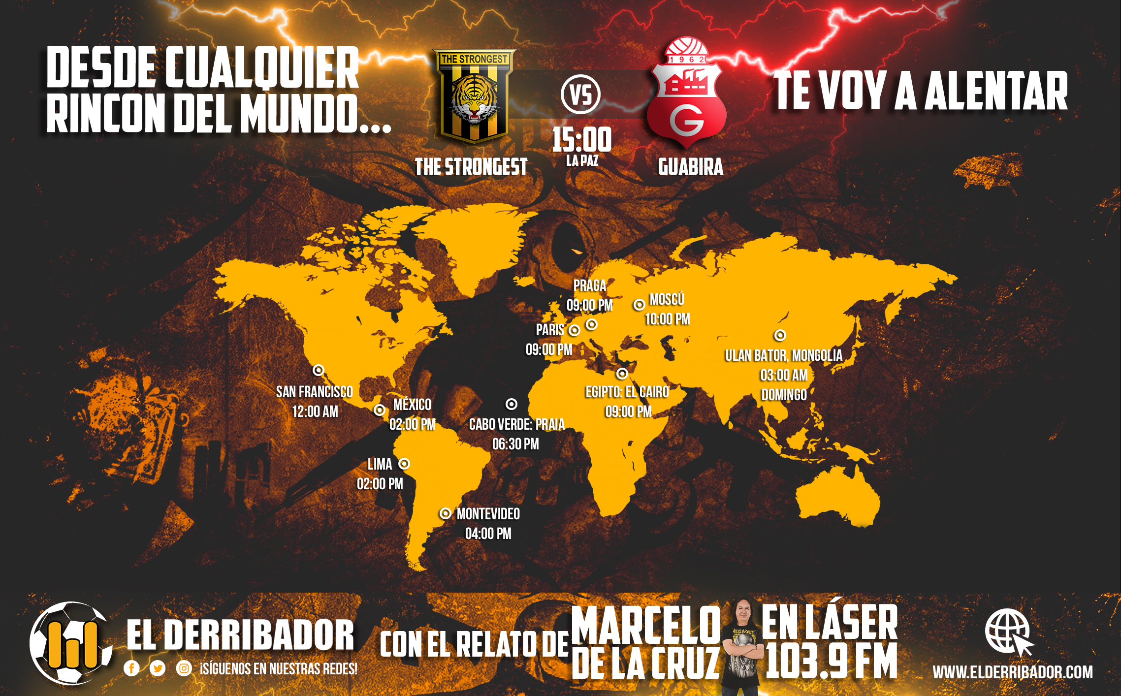 THE STRONGEST Vs GUABIRÁ en Vivo