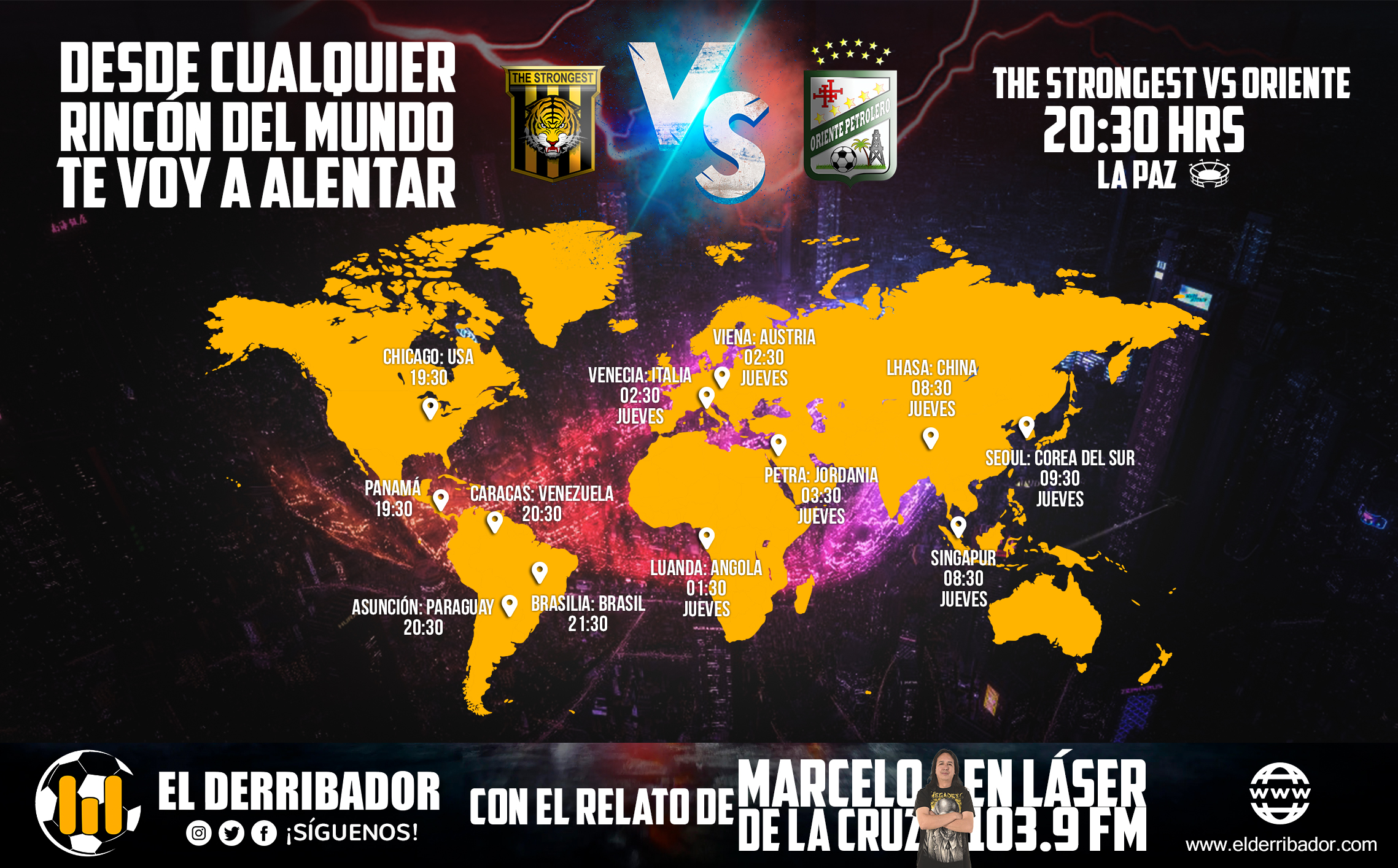 THE STRONGEST VS ORIENTE en Vivo
