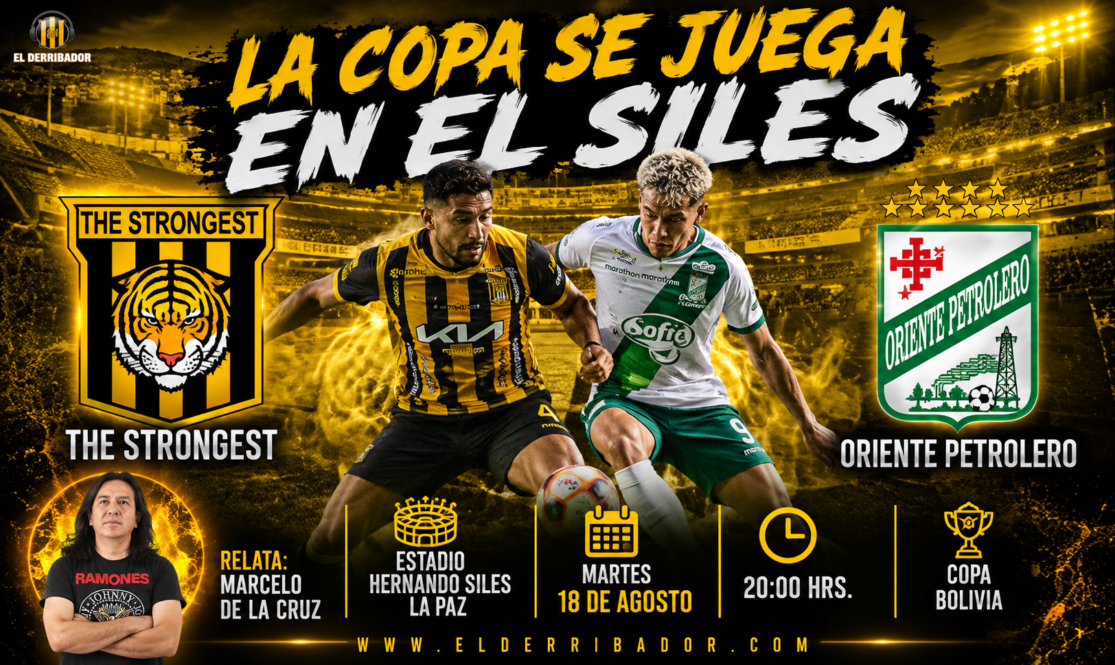 The Strongest vs Oriente Petrolero en la Radio