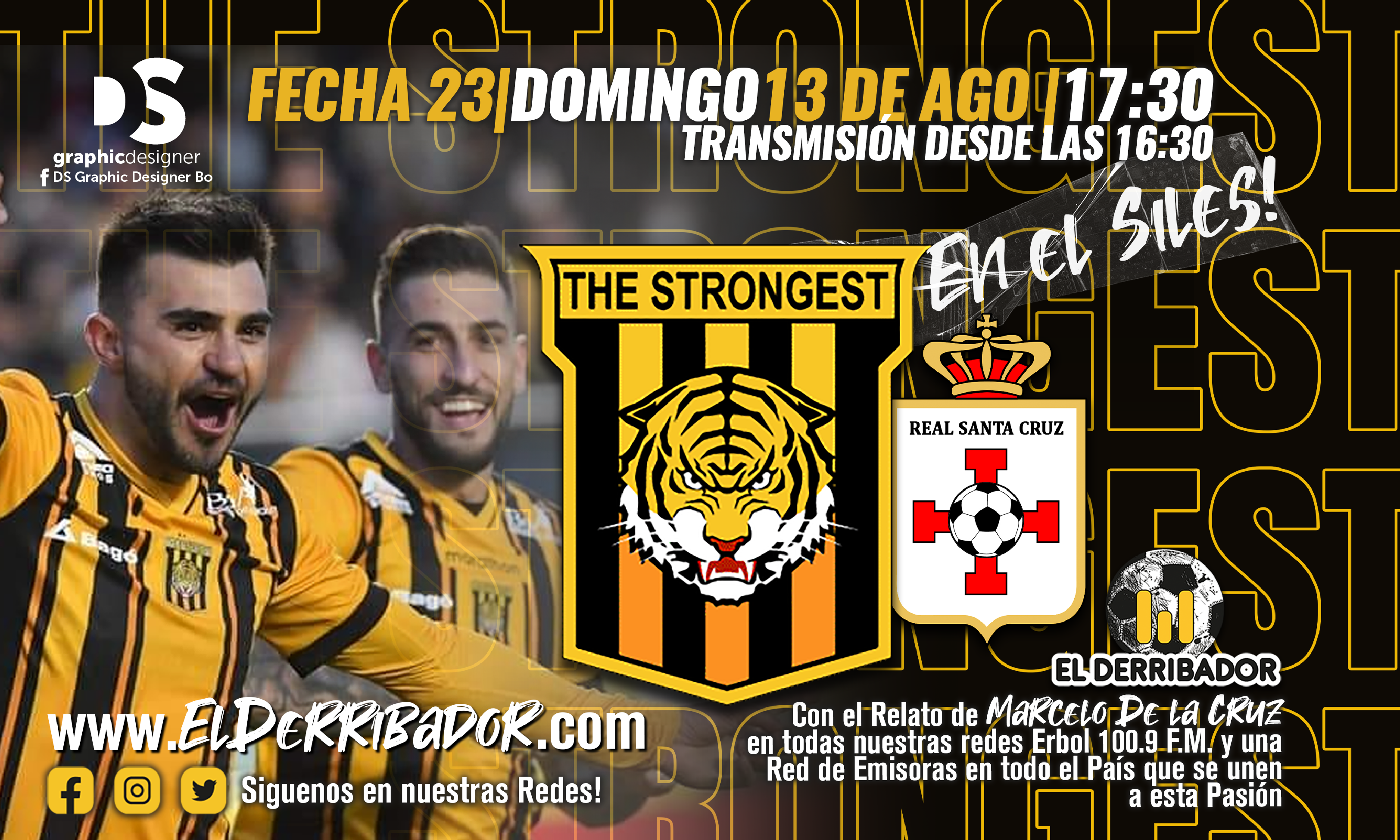 The Strongest vs Real Santa Cruz en la Radio