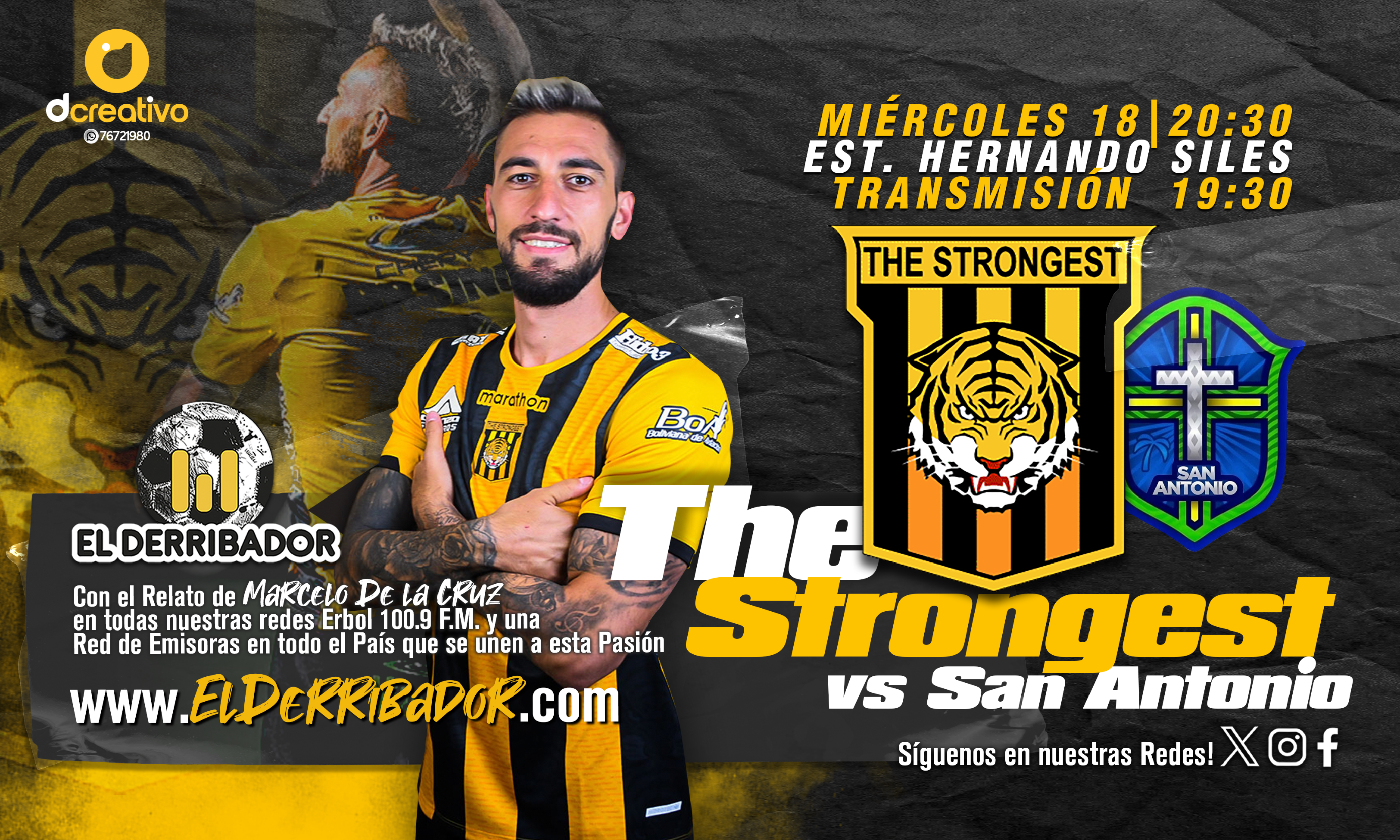 The Strongest vs San Antonio en la Radio